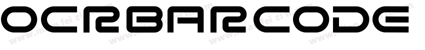 ocrbarcode regular字体转换